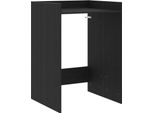 Syfax™ Mobiletto Per Lavatrice Rovere Nero 67,5 X 62 X 97 Cm