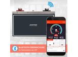 Syntrox Energy 12V 100Ah Lifepo4 Batteria Al Litio Resistente Al Gelo Con Bluetooth E Display - Soluzione Di Batteria Di Lunga Durata Per Camper, Barche Ed Energia Solare