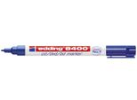 Edding 4-8400003 8400 Marcatore Cd - Permanente, Circa 0,5 - 1 Mm, Blu