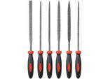 Set Di Mini Raspe Per Legno 6 Pezzi. Raspa (Piatta, Rotonda, Semitonda, Triangolare, Quadrata) 170 Mm
