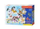 Castorland Puzzle 4In1 Animali Con Bambini