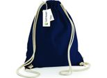 Westford Mill W810 | Earthaware Organic Gymsac / 37 X 47 Cm - Colore: French Navy - Dimensioni: 37 X 47 Cm