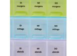 Scatola Per Compresse Relaxdays 7 Giorni 3 Scomparti