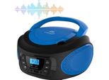 Cyberlux Lettore Cd Portatile Per Bambini Radio Cd Stereo Boombox Blu
