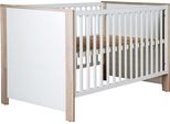 Set Camera Roba "Olaf"", 3 Pezzi, Luna Elm/Bianco, Incl. Letto Combinato 70X140 Cm, Fianchi Di Conversione, Contenitore"