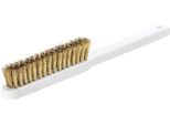 Spazzola Fine L.225Mm 0,15Mm Filo Di Ottone Crimpato 4 File Lessmann