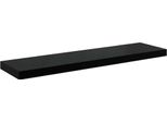Vidaxl Scaffale Galleggiante Nero Lucido 90X23,5X3,8 Cm Mdf