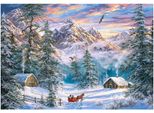 Castorland Puzzle Natale In Montagna 1000 Pezzi
