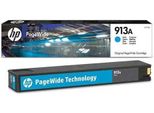 Hp Cartuccia Ciano Originale 913A Pagewide - Resa Standard - Inchiostro A Base Di Pigmento - 37 Ml - 3000 Pagine - 1 Pz