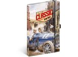 Taccuino Con Elastico Foderato - Quaderno Per Ragazzi, Donne E Ragazze - Diario Per La Scuola E Il Lavoro (Classic Cars)