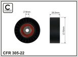 Caffaro 305-22 Puleggia Di Rinvio Cinghia Trapezoidale Scanalata 70 Mm Per Vw Transporter V Bus (7HB, 7HJ, 7EB, 7EJ, 7EF, 7EG, 7HF, 7EC) Multivan V Crafter 30-50 Furgone
