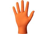 Guanti In Nitrile "Powergrip"", Arancione, Taglia Xl, 50 Pz."