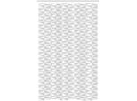 Abakuhaus Grigio Freccia Tenda Da Doccia Stretta, Triangolare, Tinta Unita, Set Decorativo Per Bagno In Tessuto Con Ganci, 120 X 180 Cm, Grigio Chiaro