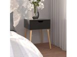 Vidaxl Comodino Nero Lucido 40X40X56 Cm In Legno - Comodino - Comodini - Mobile Da Letto - Comodini