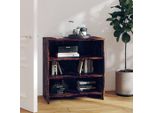 The Living Store Credenza Rovere Fumé 70X40,5X75 Cm Materiale Legno