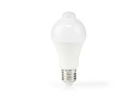 Lampada Led E27 | A60 | 8,5 W | 806 Lm | 3000 K | Vit | Retrostil | Matt | RöRelsedetector | 1 St.