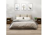 The Living Store Comodini 2 Pz. Marrone Miele 60X34X51 Cm In Legno Massiccio Di Pino