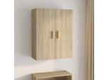 The Living Store Parete Attrezzata Sonoma In Rovere 69,5X34X90 Cm