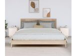 The Living Store Comodini 2 Pz. Bianco 40X34X45 Cm In Legno Di Pino Massiccio