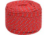 Vidaxl Corda Da Barca Rossa 10 Mm 25 M Polipropilene