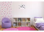Lampada A Sospensione Per La Stanza Dei Bambini - Lampada Da Soffitto - Lampada A Sospensione In Metallo Con Paralume - Classica A 1 Lampadina Da 35 Cm, Bianca E Rosa, Minnie