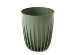Mira Eco Vaso Da Fiori In Legno Con Inserto 19 Cm Verde Bosco