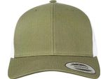 Flexfit - Cappello Trucker "Retro"" Per Uomo/Donna Unisex RW8984 (Taglia Unica) (Grigio/Bruno/Bianco)"