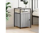 Vidaxl Comodino Grigio Sonoma 40X42X60 Cm Materiale A Base Di Legno - Comodino - Comodini - Armadio - Guardaroba