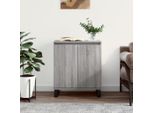 The Living Store Credenza Grigio Sonoma 60X35X70 Cm Materiale Legno