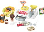 Cassa Del Supermercato E Cestino Della Spesa Giocattolo - Con Luci E Suoni | Incl. 36 Pezzi