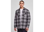 Bunda Urban Classics Giacca Imbottita A Quadri Nera/Bianca - 3XL