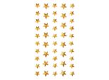 Cristalli Autoadesivi Stelle Oro 46Pz