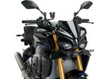Puig 21471J Spoiler Anteriore Nudo Per Yamaha MT-10 Nero Opaco