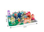 Set Di Giochi Puzzle Mattoncini In Legno Con Lettere E Numeri Veicoli Per Bambini 23519