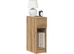 Vidaxl Comodino Con Cassetto In Rovere Artisan 20X36X60 Cm