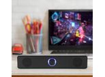 Soundbar Zenwire Per Tv Laptop Pc AUX-USB 3.0/2.0 18W Mini Jack 3,5 Mm 120 Hz - 20 Khz Altoparlante Soundbar All-In-One