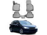 2012-2020 Seat Leon Tappetini Tpe Grigio 4 Pz