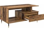 Syfax™ Tavolino Da Salotto Con Cassetto Legno Vecchio 90 X 49 X 45 Cm