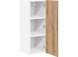 Syfax™ Armadio Pensile 2 Pcs Rovere Artigiano E Bianco 30 X 31 X 80 Cm