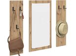 Syfax™ Appendiabiti A Muro Rovere Artigianale 96 X 1,5 X 90 Cm