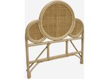 Testiera Esotica In Rattan, Rattan Naturale