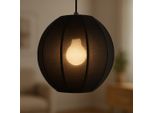 Lampada A Sospensione Moderna Dana 1 E27 Nero Milagro