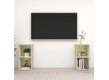 The Living Store Mobili Tv 2 Pezzi Rovere Sonoma 72X35X36,5 Cm Materiale In Legno