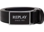Replay Pelle Cintura Belt W110 Black Nero