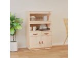 The Living Store Credenza 67X40X108,5 Cm Massivholz Kiefer