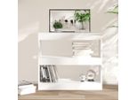 The Living Store Libreria/Divisorio Bianco 80X30X72 Cm