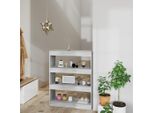 Vidaxl Libreria/Divisorio Per Camera Grey Sonoma 80X30X103 Cm Materiale A Base Di Legno - Libreria - Librerie - Libreria - Armadio Portaoggetti