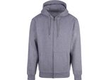 Anthem - Felpa Con Cappuccio "Studio"" Con Zip Integrale Per Uomo/Donna Unisex PC7974 (Xs) (Grigio Melange)"