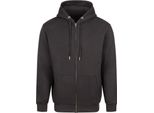 Anthem - Felpa Con Cappuccio "Studio"" Con Zip Integrale Per Uomo/Donna Unisex RW11128 (L) (Nero)"