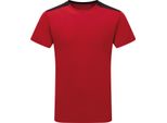 Tridri - Maglietta "Performance"" Per Uomo/Donna Unisex RW11146 (L) (Rosso Fuoco/Nero)"